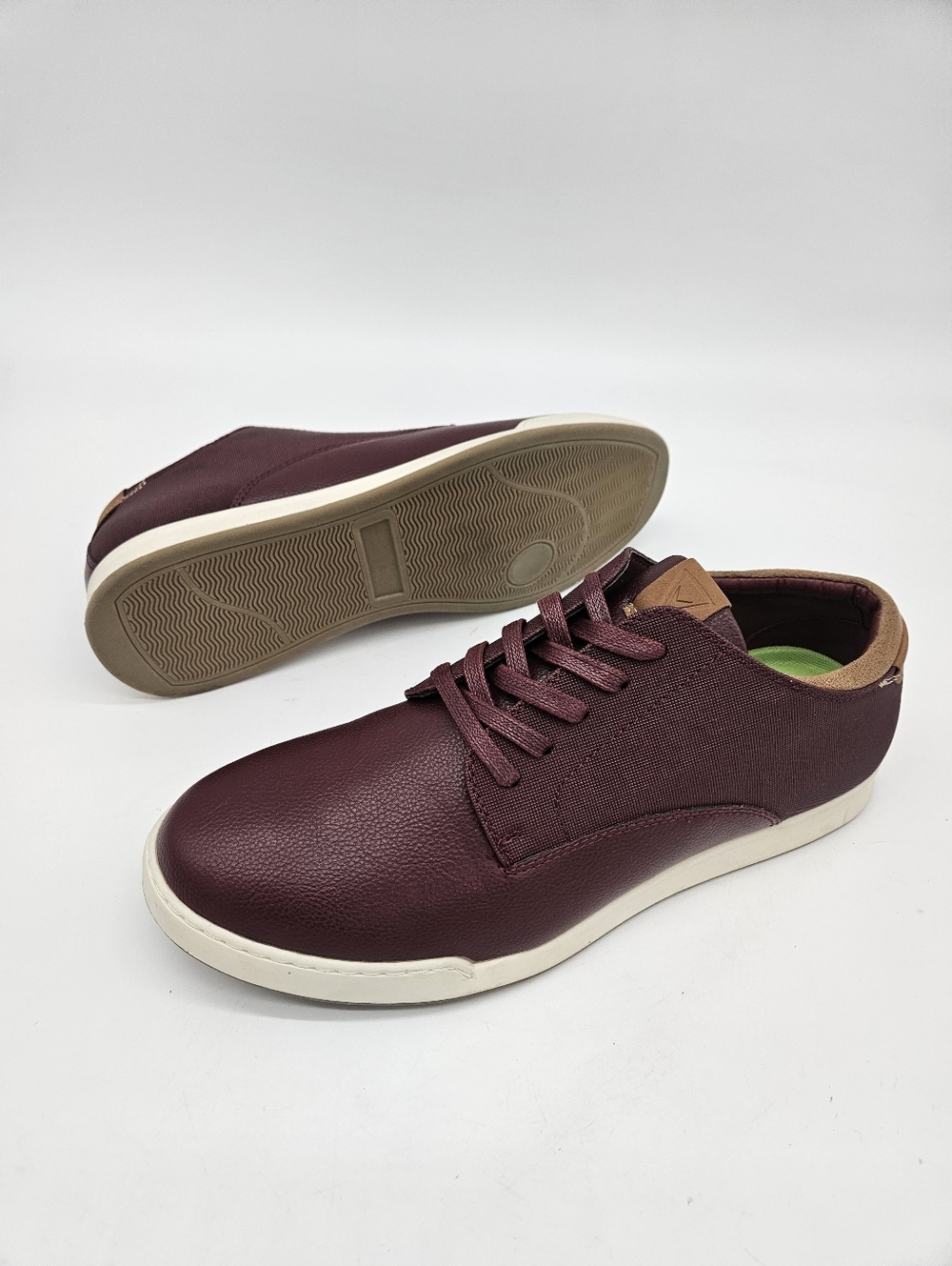 Vance Co. Men s Aydon Casual Sneakers Burgundy Sz 11